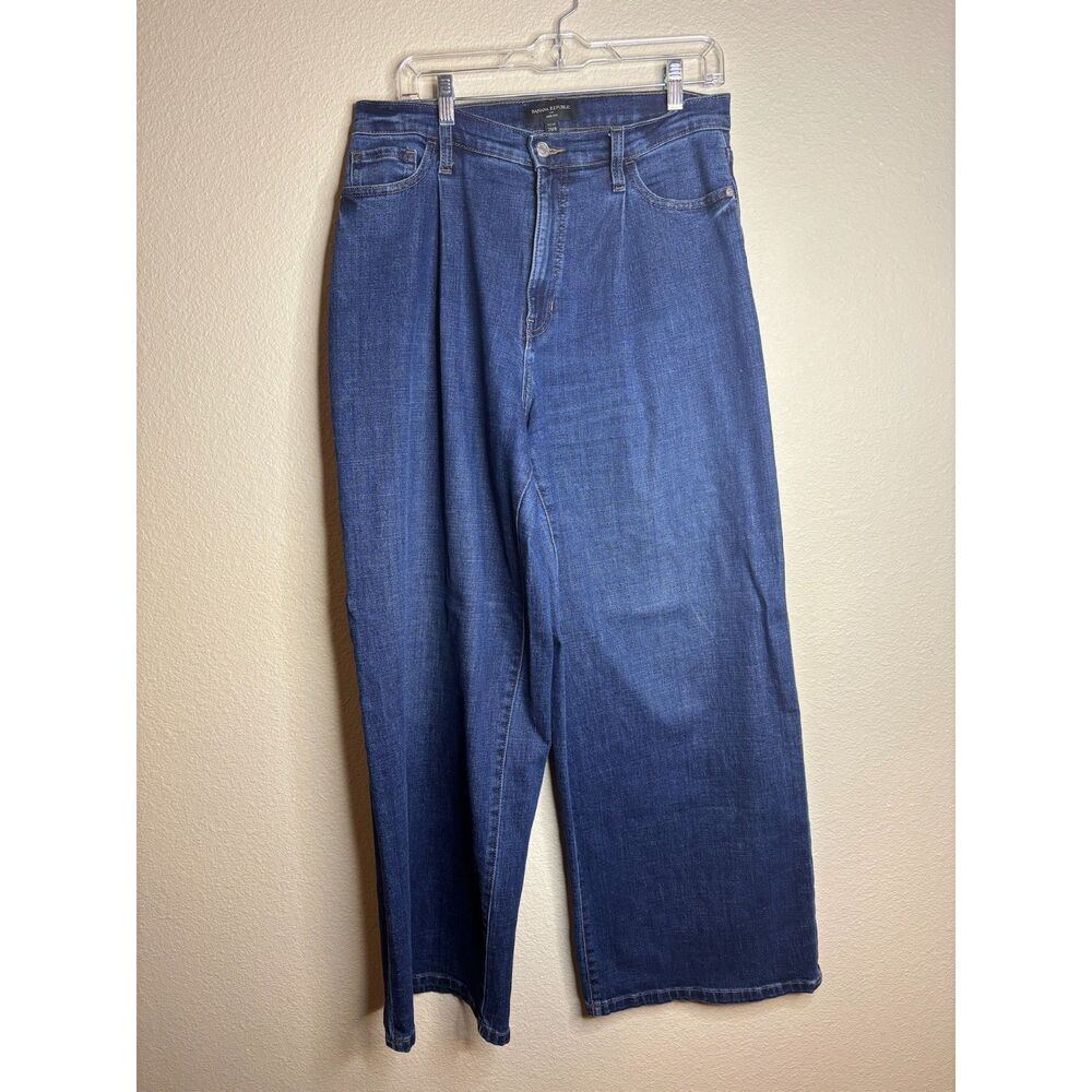 banana republic womens wide leg denim jeans size 29/8